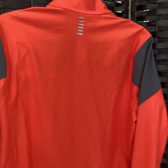 NWT Under Armour fitted 3/4 zippered sweat jacket with gray&orange men XXL & M - Picture 4 of 9